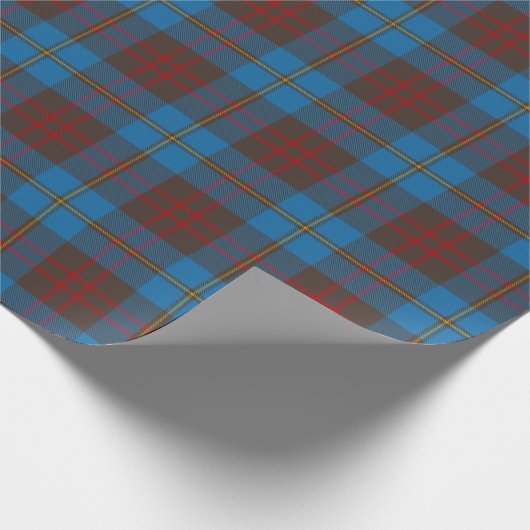 Scott Cameron Jagd Tartan Kariert Geschenkpapier (Ecke)