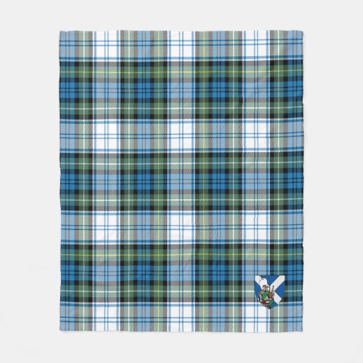 Scott Campbell Dress Ancient Tartan Kariert Fleecedecke (Vorderseite)