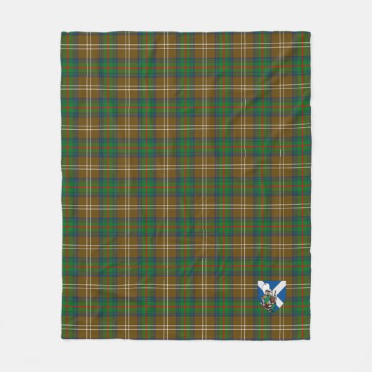 Scott Chisholm Hunting Tartan Kariert Fleecedecke (Vorderseite)