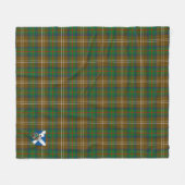Scott Chisholm Hunting Tartan Kariert Fleecedecke (Vorderseite (Horizontal))