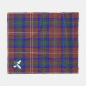 Scott Chisholm Jagd Modern Tartan Kariert Fleecedecke (Vorderseite (Horizontal))