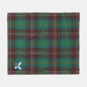 Scott Chisholm Junting Ancient Tartan Kariert Fleecedecke (Vorderseite (Horizontal))