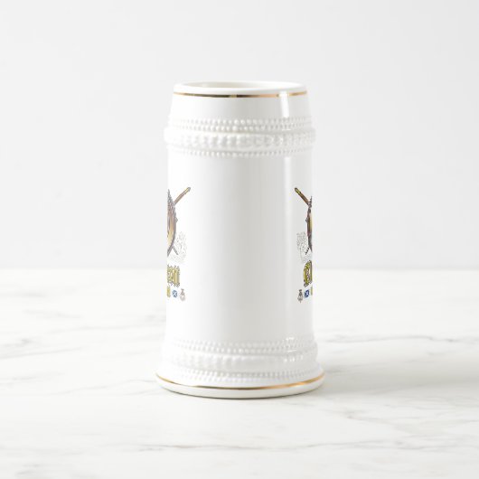 Scott Clan Abzeichen Bierglas (Mittel)