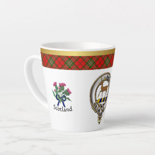 Scott Clan Abzeichen Tartan & Motto Milchtasse
