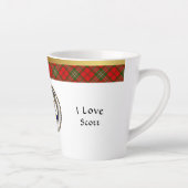 Scott Clan Abzeichen Tartan & Motto Milchtasse (Rechts)