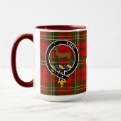Scott Clan Abzeichen & Tartan Tasse (Links)