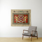 Scott Clan Abzeichen & Tartan w/Lions Tapestry Wandteppich (Beispiel (Horizontal))