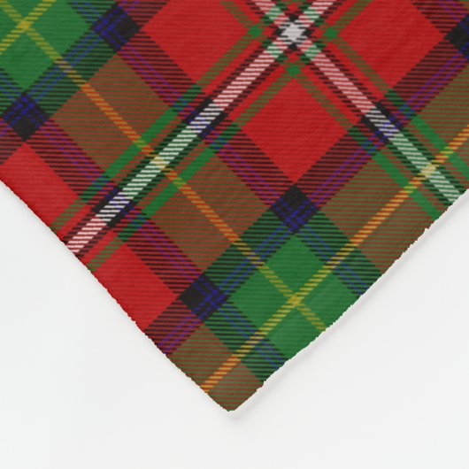 Scott Clan Boyd Tartan Kariert Fleecedecke (Ecke)