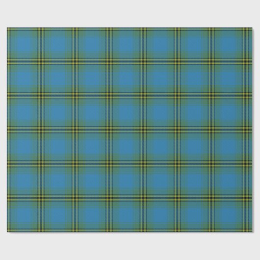 Scott Clan Oliver Jagd Tartan Kariert Geschenkpapier (Flach)