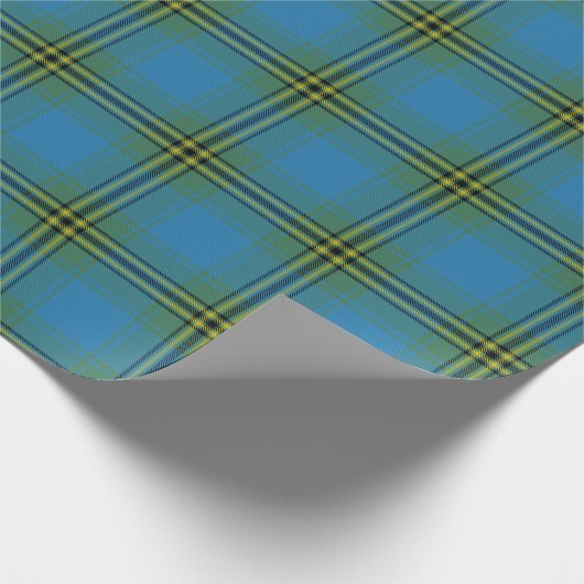 Scott Clan Oliver Jagd Tartan Kariert Geschenkpapier (Ecke)