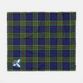 Scott Colquhoun Modern Tartan Kariert Fleecedecke (Vorderseite (Horizontal))