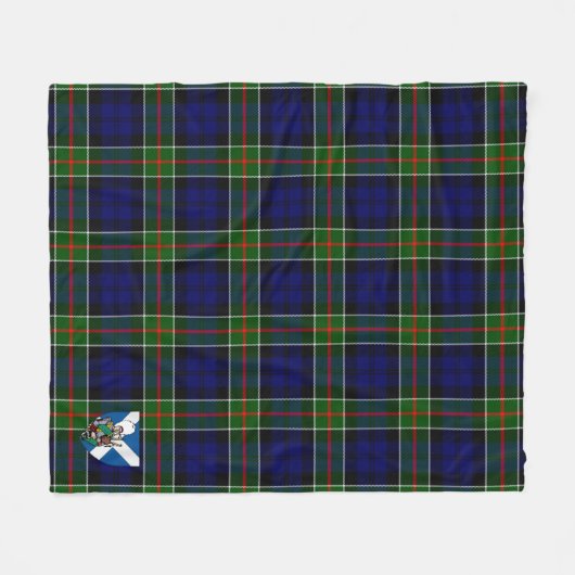 Scott Colquhoun Modern Tartan Kariert Fleecedecke (Vorderseite (Horizontal))