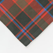 Scott Cumming Hunting Weathered Tartan Kariert Fleecedecke (Ecke)