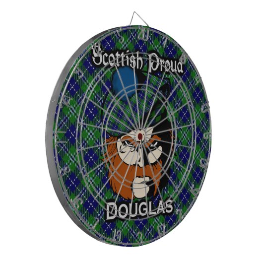 Scott Douglas Tartan Dartboard Dartscheibe (Vorderseite Links)