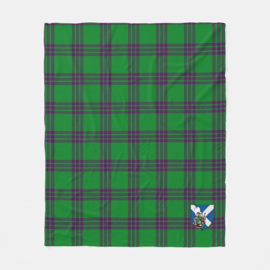 Scott Elphinstone Jagd Tartan Kariert Fleecedecke (Vorderseite)
