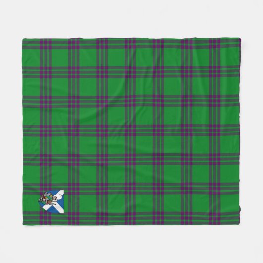 Scott Elphinstone Jagd Tartan Kariert Fleecedecke (Vorderseite (Horizontal))