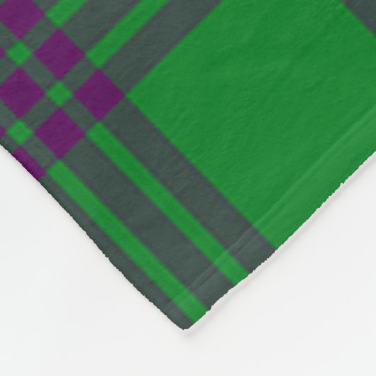 Scott Elphinstone Jagd Tartan Kariert Fleecedecke (Ecke)