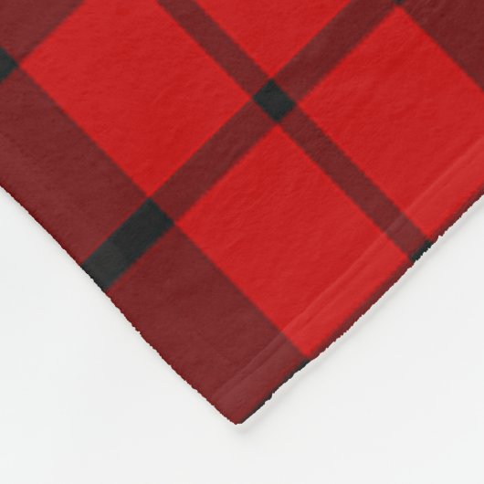 Scott Ettrick District Tartan Kariert Fleecedecke (Ecke)