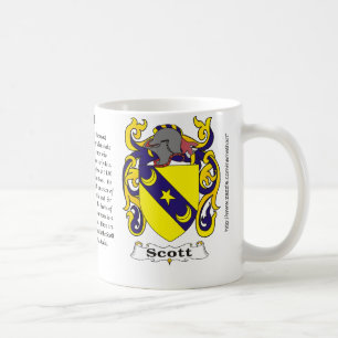Scott-Familien-Wappen eine Tasse
