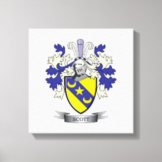Scott Familienwappen Coat of Arms Leinwanddruck