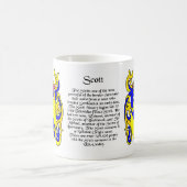 Scott-Familienwappen-Tasse Kaffeetasse (Mittel)