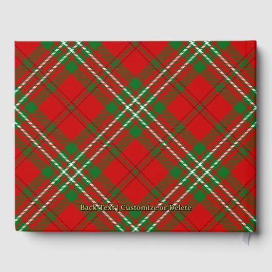 Scott Family Wiedersehen Gästebuch (Rückseite)