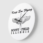 Scott Field (Air Force Base), Belleville, IL Große Wanduhr (Winkel)