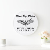 Scott Field (Air Force Base), Belleville, IL Große Wanduhr (Zuhause)