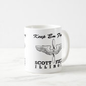 Scott Field (Air Force Base), Belleville, IL Kaffeetasse (VorderseiteRechts)