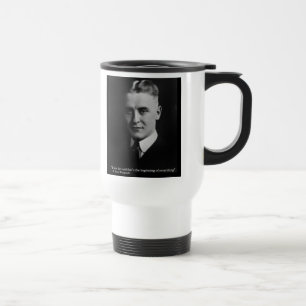 Scott Fitzgerald "Liebe/Anfang" Zitat Reisebecher