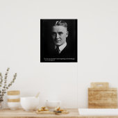 Scott Fitzgerald "Liebe/Anfang" Zitatposter Poster (Küche)