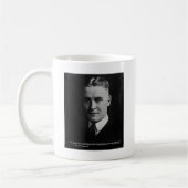 Scott Fitzgerald "Liebe/Beginning" Zitatgeschenke Kaffeetasse (Links)