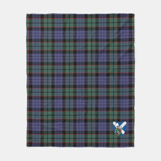 Scott Fletcher Modern Tartan Kariert Fleecedecke (Vorderseite)