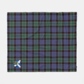 Scott Fletcher Modern Tartan Kariert Fleecedecke (Vorderseite (Horizontal))