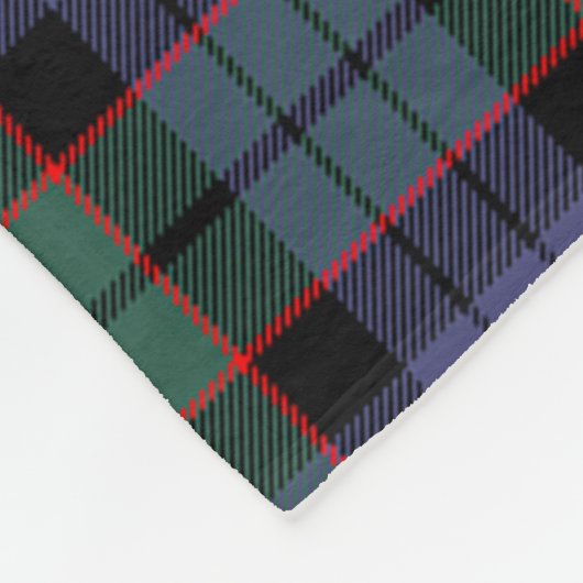 Scott Fletcher Modern Tartan Kariert Fleecedecke (Ecke)