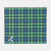 Scott Graham of Montrose Ancient Tartan Kariert Fleecedecke (Vorderseite (Horizontal))