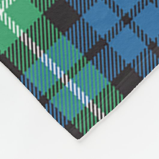 Scott Graham of Montrose Ancient Tartan Kariert Fleecedecke (Ecke)