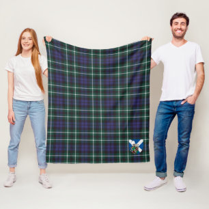 Scott Graham of Montrose Modern Tartan Kariert Fleecedecke