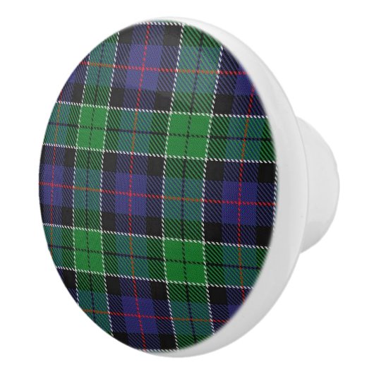 Scott Grandeur Clan Leslie Jagd Tartan Keramikknauf (Rechts)