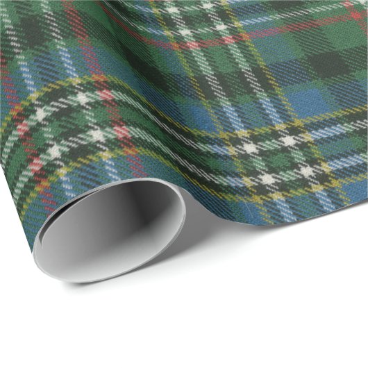 Scott Green Ancient Scottish Tartan Geschenkpapier (Rolleneckpunkt)