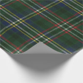 Scott Green Modern Scottish Tartan Geschenkpapier (Ecke)