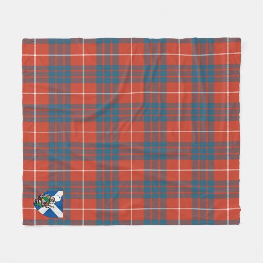 Scott Hamilton Ancient Tartan Kariert Fleecedecke (Vorderseite (Horizontal))