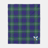 Scott Hamilton Hunting Modern Tartan Kariert Fleecedecke (Vorderseite)
