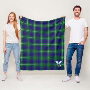 Scott Hamilton Hunting Tartan Kariert Fleecedecke