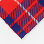 Scott Hamilton Modern Tartan Kariert Fleecedecke (Ecke)