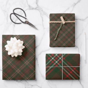 Scott Hunting Modern Scottish Tartan Geschenkpapier Set