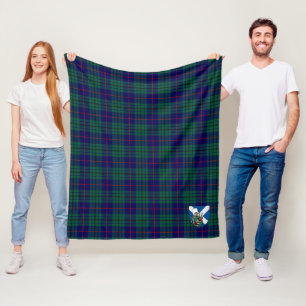Scott Hutton Tartan Kariert Fleecedecke