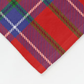 Scott Inverness District Tartan Kariert Fleecedecke (Ecke)