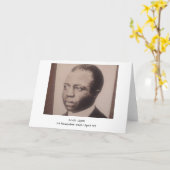 Scott Joplin Karte (Gelbe Blume)