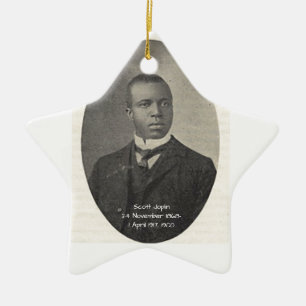 Scott Joplin Keramik Ornament